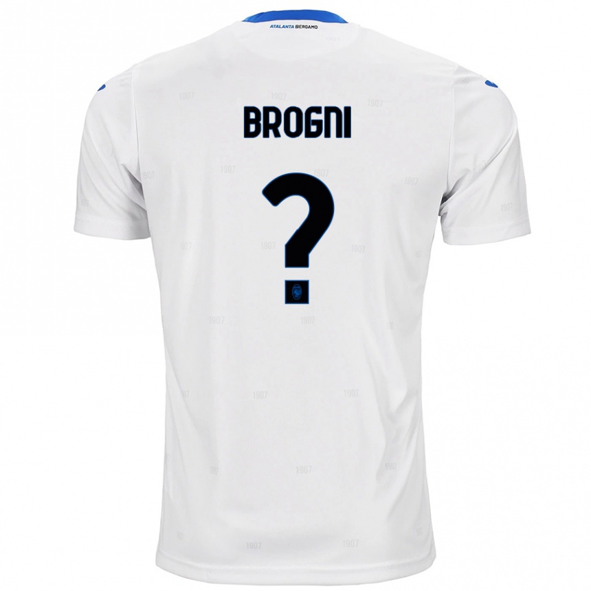 Women Football Giorgio Brogni #0 White Away Jersey 2024/25 T-Shirt Nz