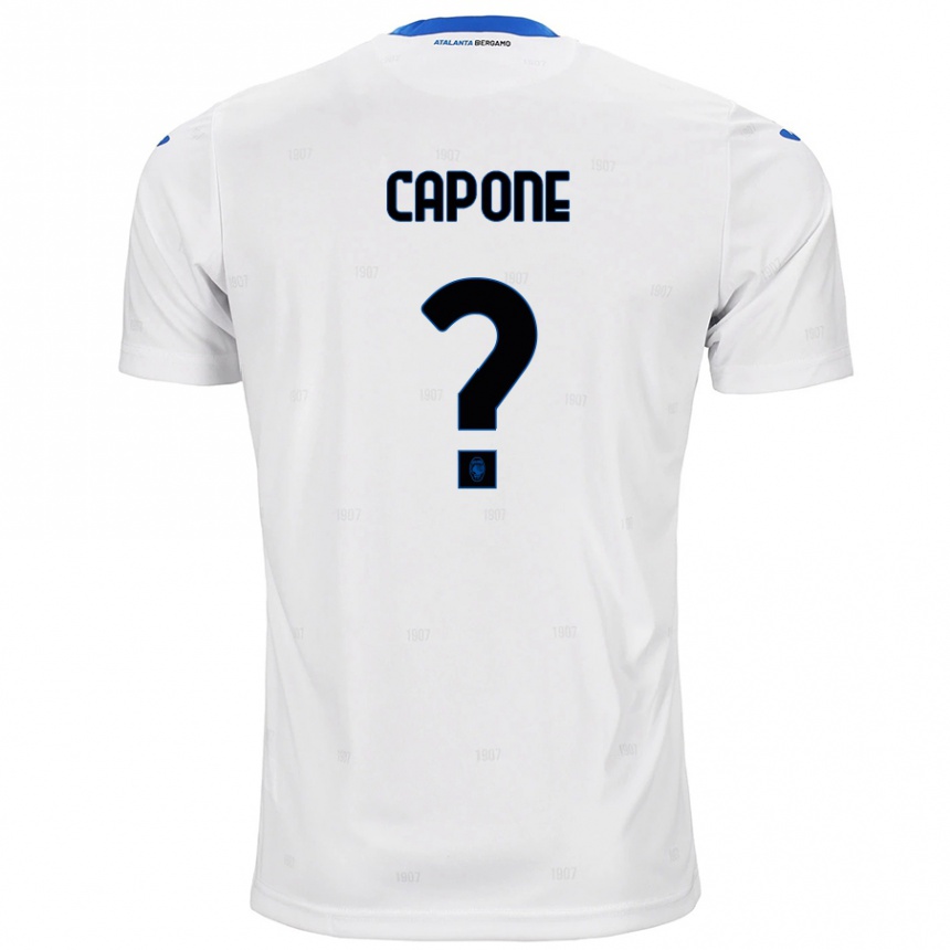 Women Football Christian Capone #0 White Away Jersey 2024/25 T-Shirt Nz