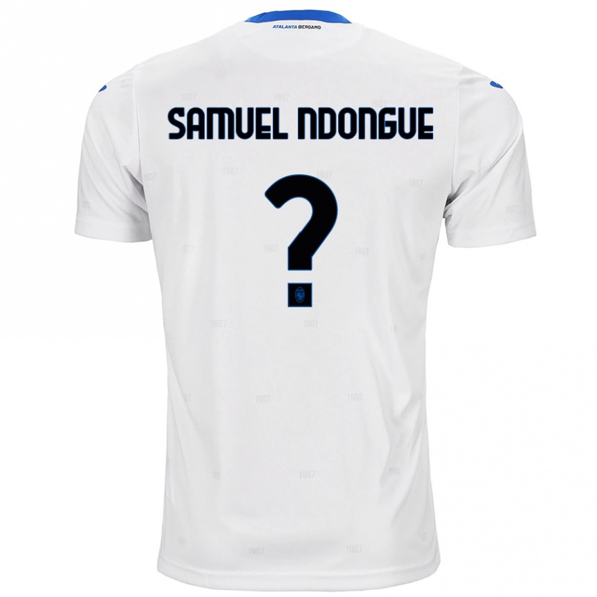 Women Football Frederick Samuel Ndongue #0 White Away Jersey 2024/25 T-Shirt Nz