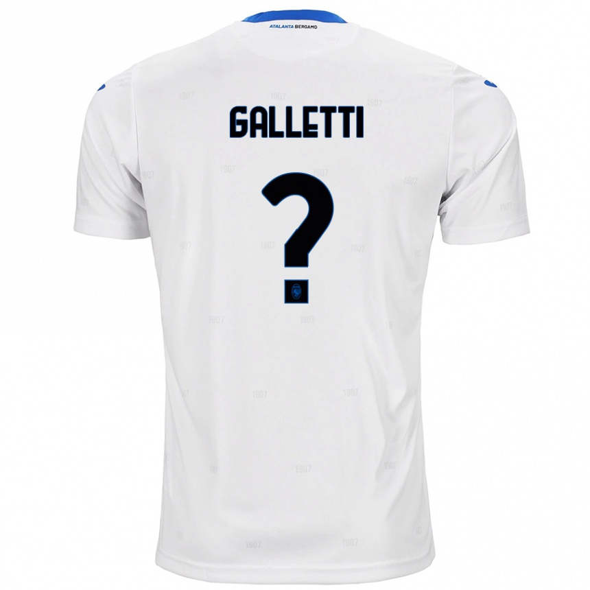 Women Football Elia Galletti #0 White Away Jersey 2024/25 T-Shirt Nz