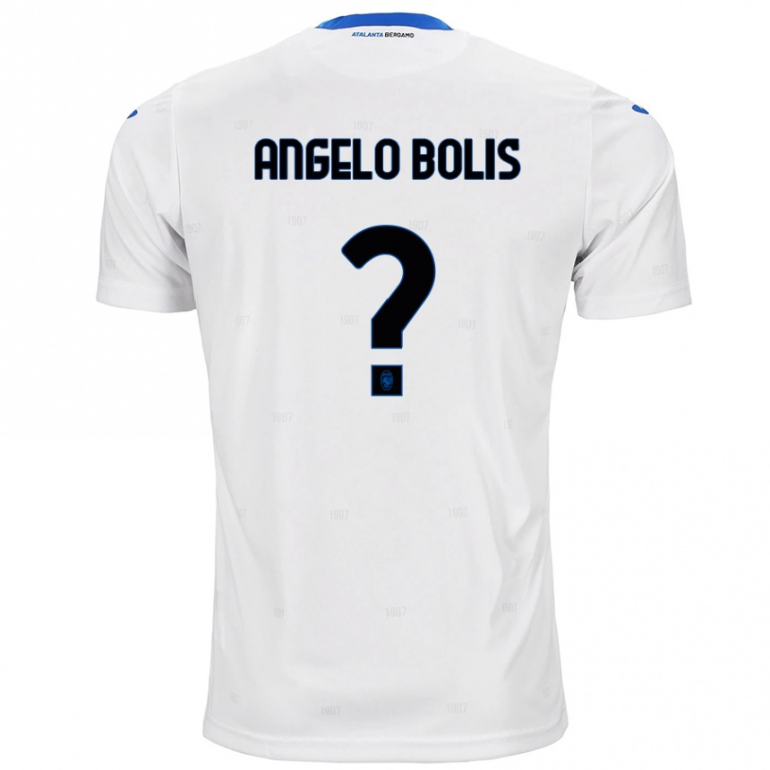 Women Football Tommaso Angelo Bolis #0 White Away Jersey 2024/25 T-Shirt Nz