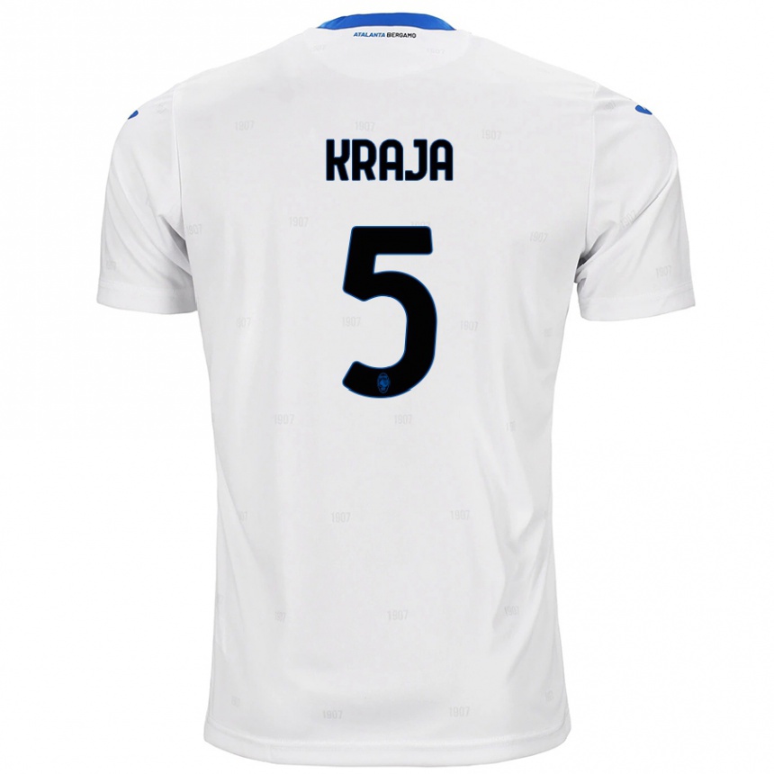 Women Football Erdis Kraja #5 White Away Jersey 2024/25 T-Shirt Nz