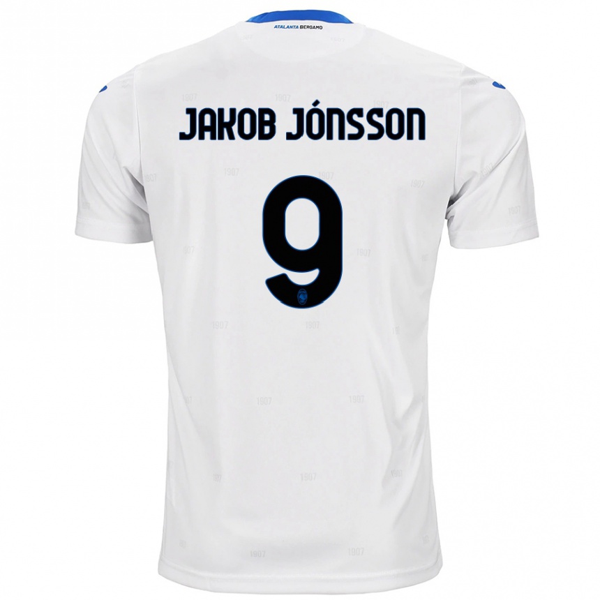 Women Football Birkir Jakob Jónsson #9 White Away Jersey 2024/25 T-Shirt Nz