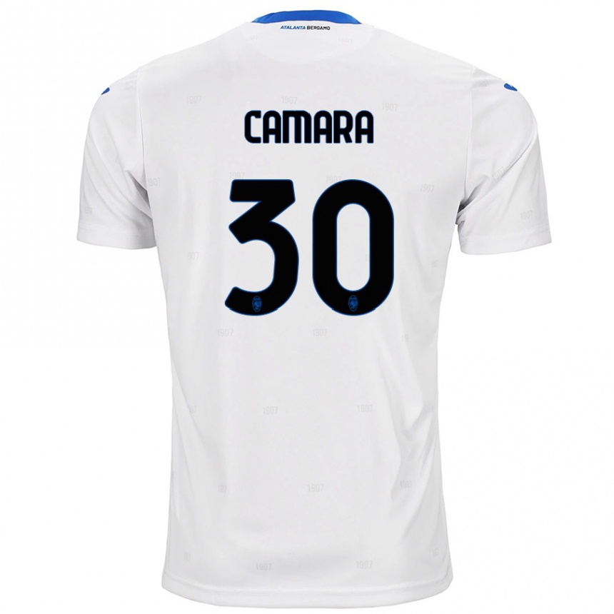 Women Football Henry Camara #30 White Away Jersey 2024/25 T-Shirt Nz