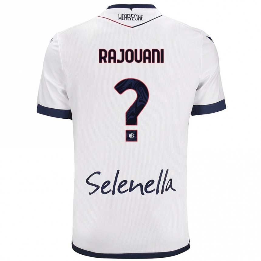 Women Football Yassir Rajouani #0 White Royal Blue Away Jersey 2024/25 T-Shirt Nz