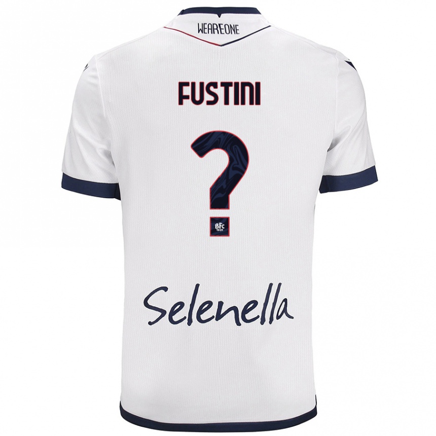 Women Football Kevin Fustini #0 White Royal Blue Away Jersey 2024/25 T-Shirt Nz