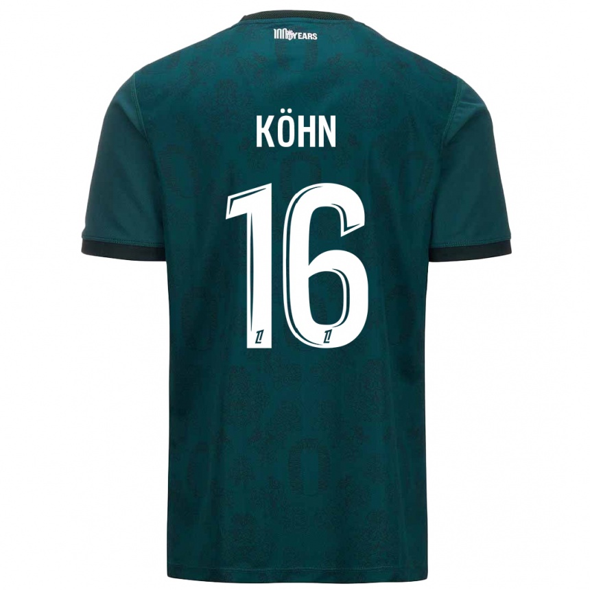 Women Football Philipp Köhn #16 Dark Green Away Jersey 2024/25 T-Shirt Nz