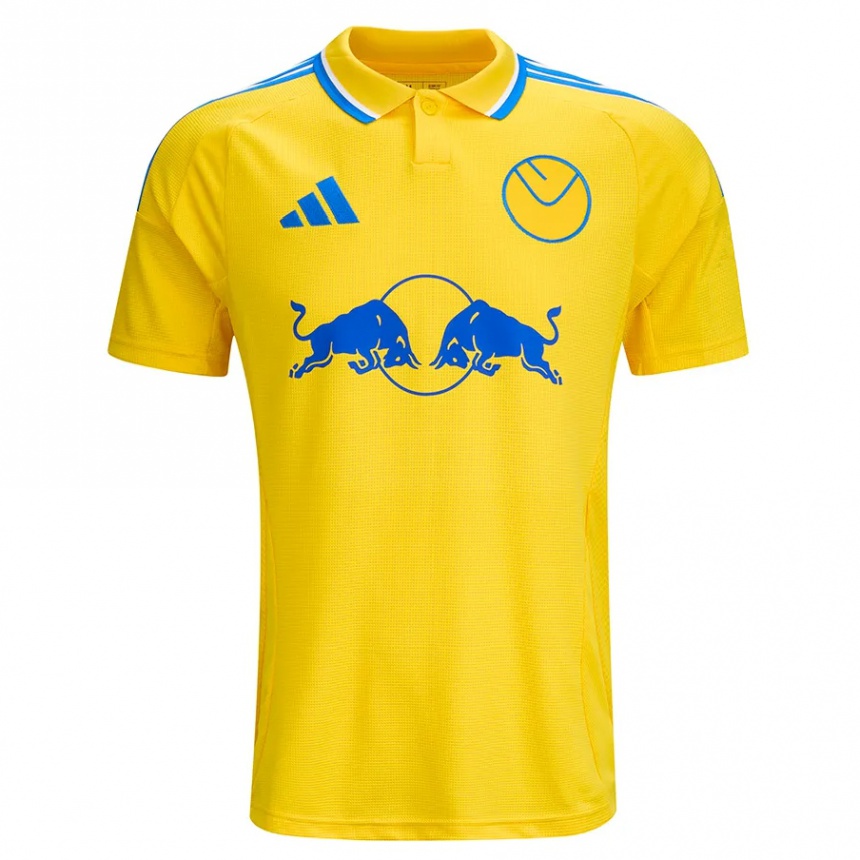 Women Football Ethan Ampadu #4 Yellow Blue Away Jersey 2024/25 T-Shirt Nz