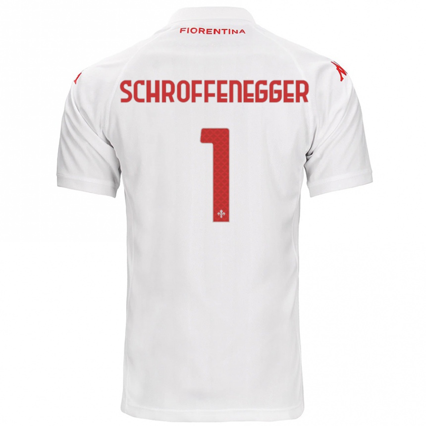 Women Football Katja Schroffenegger #1 White Away Jersey 2024/25 T-Shirt Nz