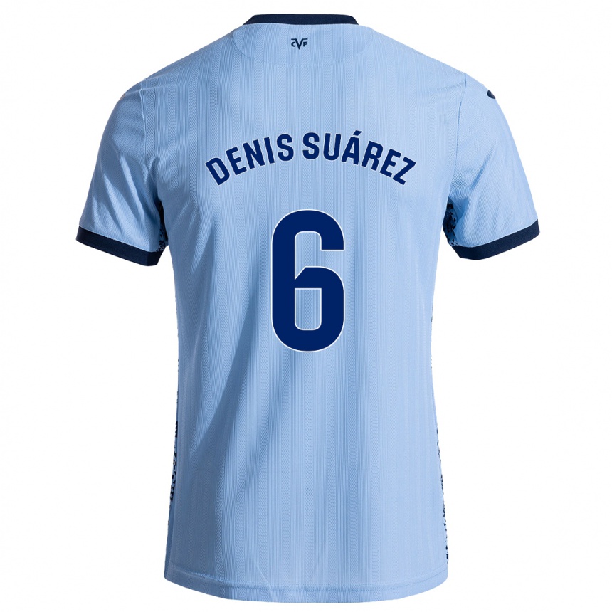 Women Football Denis Suárez #6 Sky Blue Away Jersey 2024/25 T-Shirt Nz