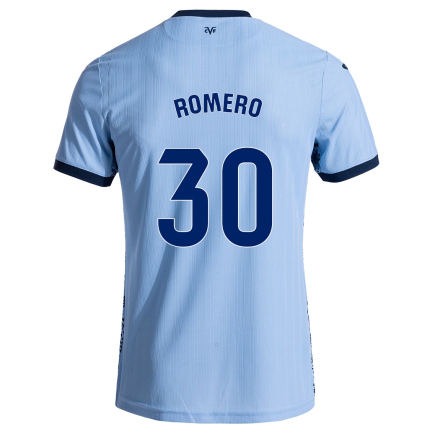 Women Football Lucía Romero #30 Sky Blue Away Jersey 2024/25 T-Shirt Nz