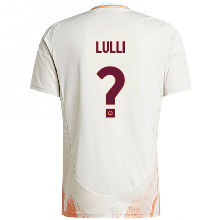 Women Football Emanuele Lulli #0 Cream White Orange Away Jersey 2024/25 T-Shirt Nz