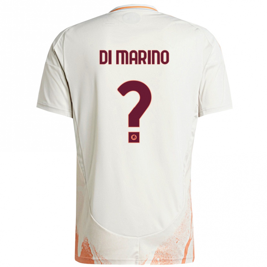 Women Football Baldo Di Marino #0 Cream White Orange Away Jersey 2024/25 T-Shirt Nz