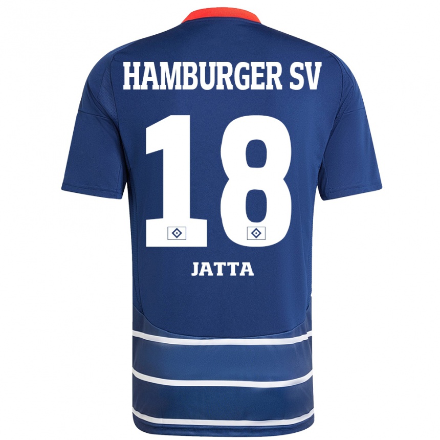 Women Football Bakery Jatta #18 Dark Blue Away Jersey 2024/25 T-Shirt Nz