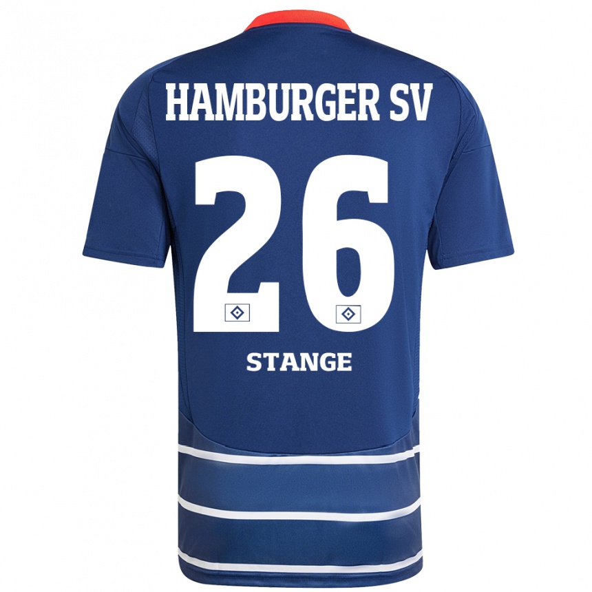 Women Football Otto Stange #26 Dark Blue Away Jersey 2024/25 T-Shirt Nz