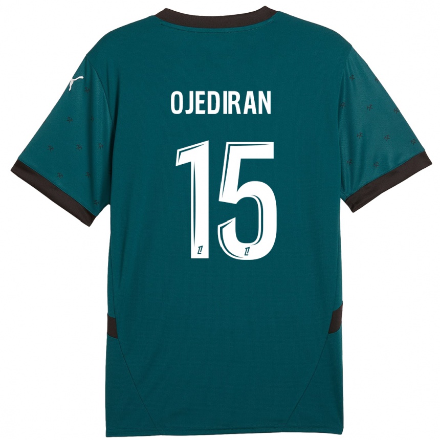 Women Football Hamzat Ojediran #15 Dark Green Away Jersey 2024/25 T-Shirt Nz