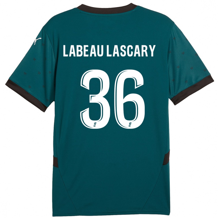 Women Football Rémy Labeau Lascary #36 Dark Green Away Jersey 2024/25 T-Shirt Nz