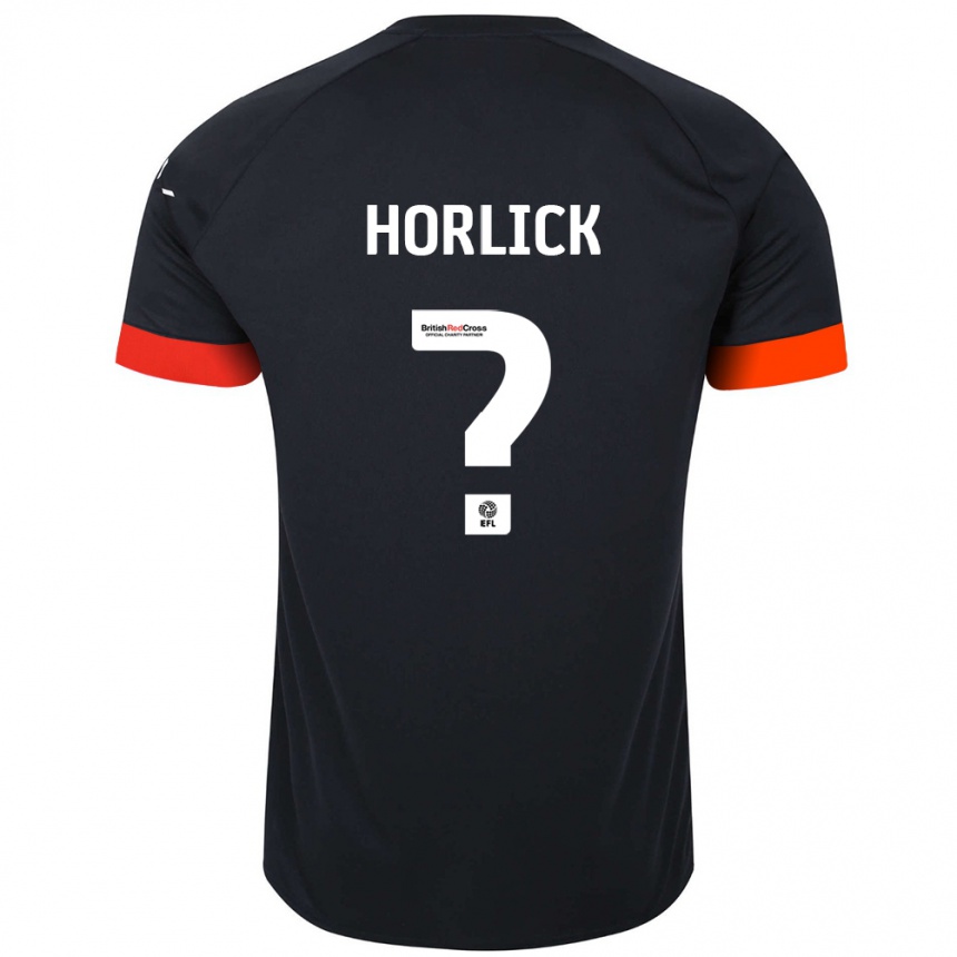 Women Football Jameson Horlick #0 Black Orange Away Jersey 2024/25 T-Shirt Nz