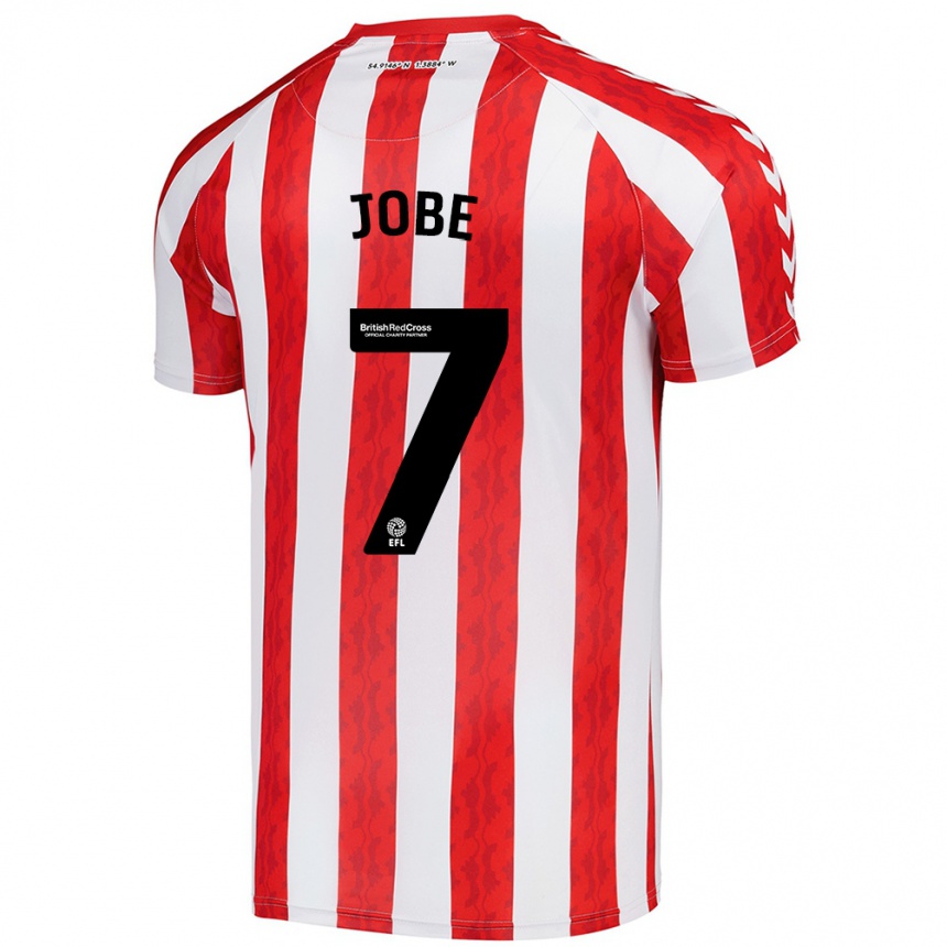 Kids Football Jobe Bellingham #7 Red White Home Jersey 2024/25 T-Shirt Nz