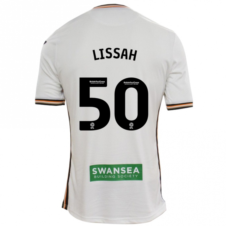 Kids Football Filip Lissah #50 White Home Jersey 2024/25 T-Shirt Nz