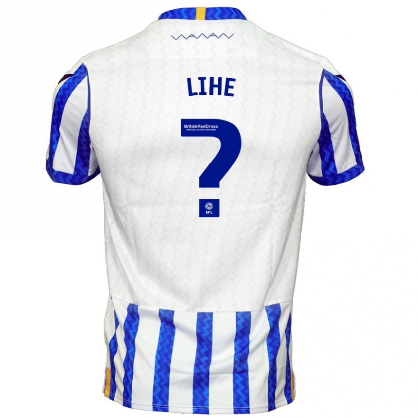 Kids Football Harris Lihe #0 Blue White Home Jersey 2024/25 T-Shirt Nz