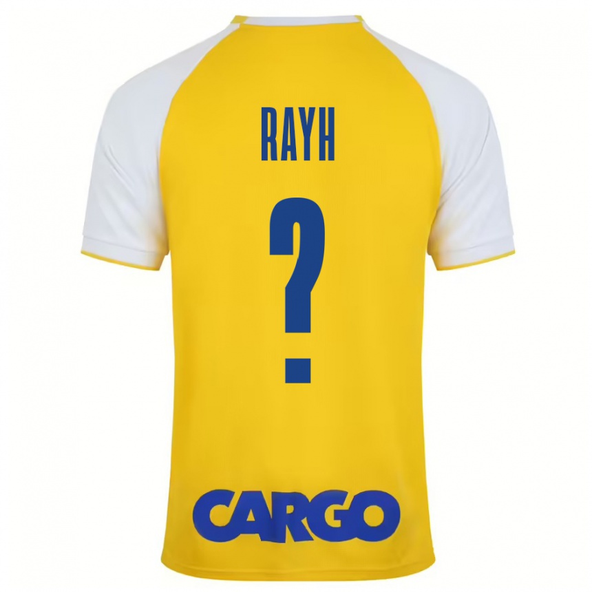 Kids Football Guy Rayh #0 Yellow White Home Jersey 2024/25 T-Shirt Nz