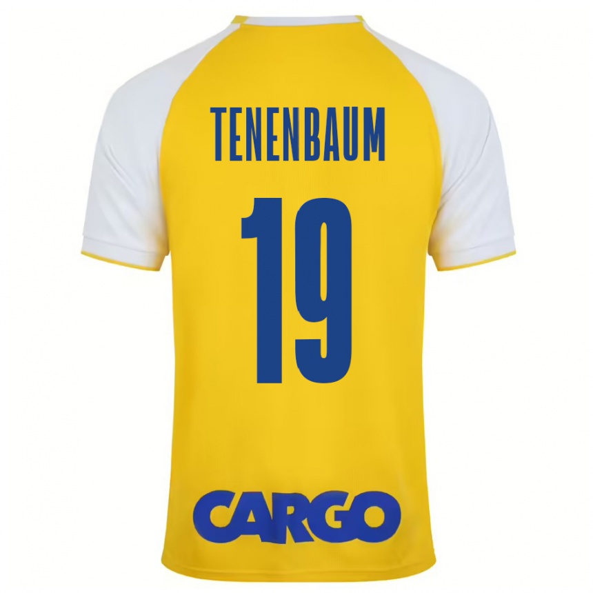 Kids Football Daniel Tenenbaum #19 Yellow White Home Jersey 2024/25 T-Shirt Nz