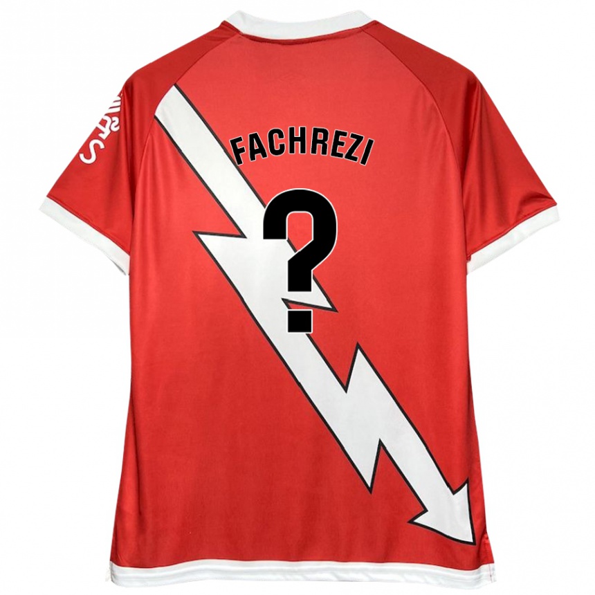 Kids Football Razzaa Fachrezi #0 White Red Home Jersey 2024/25 T-Shirt Nz