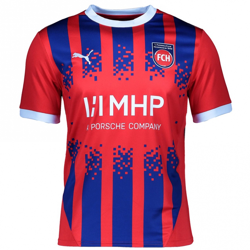 Kids Football Mehmet Avlayici #0 Red Blue Home Jersey 2024/25 T-Shirt Nz