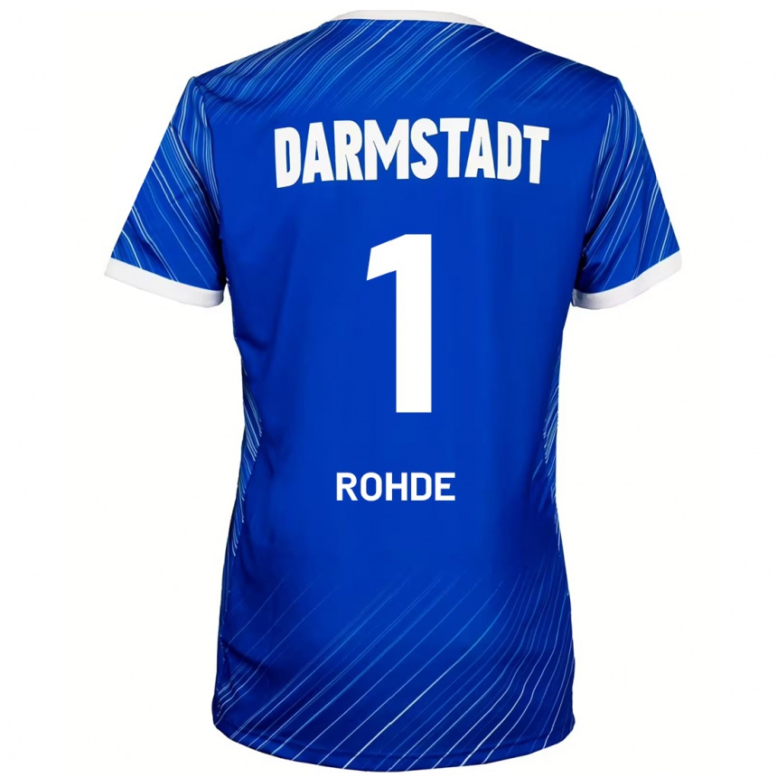 Kids Football Til Rohde #1 Blue White Home Jersey 2024/25 T-Shirt Nz