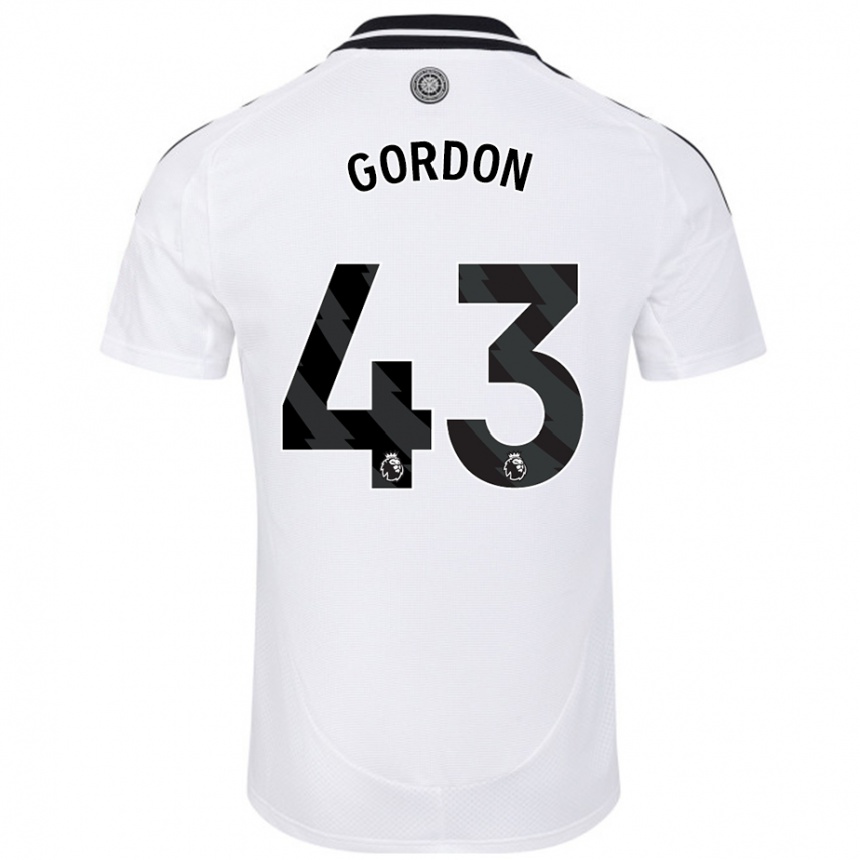 Kids Football Lemar Gordon #43 White Home Jersey 2024/25 T-Shirt Nz