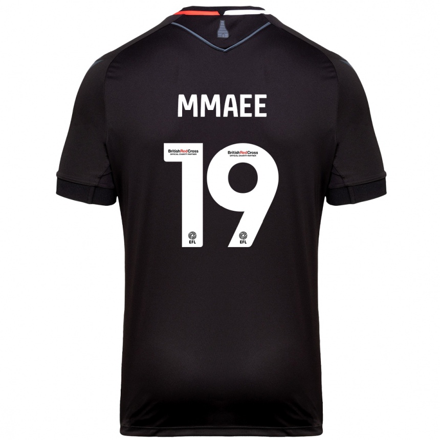 Kids Football Ryan Mmaee #19 Black Away Jersey 2024/25 T-Shirt Nz