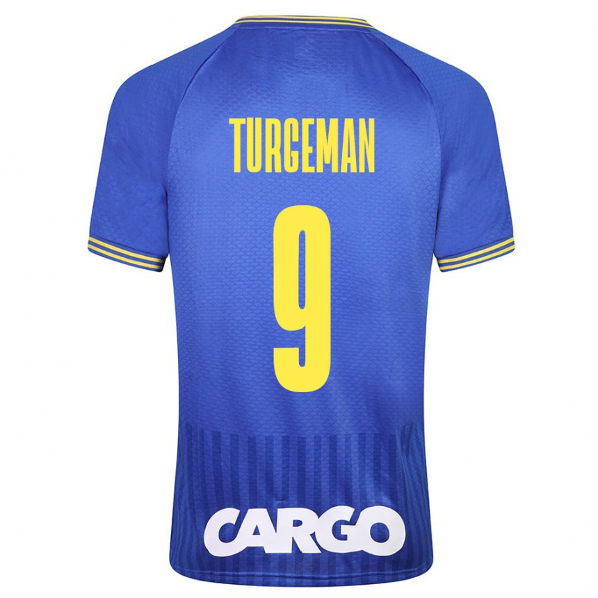 Kids Football Dor Turgeman #9 White Away Jersey 2024/25 T-Shirt Nz