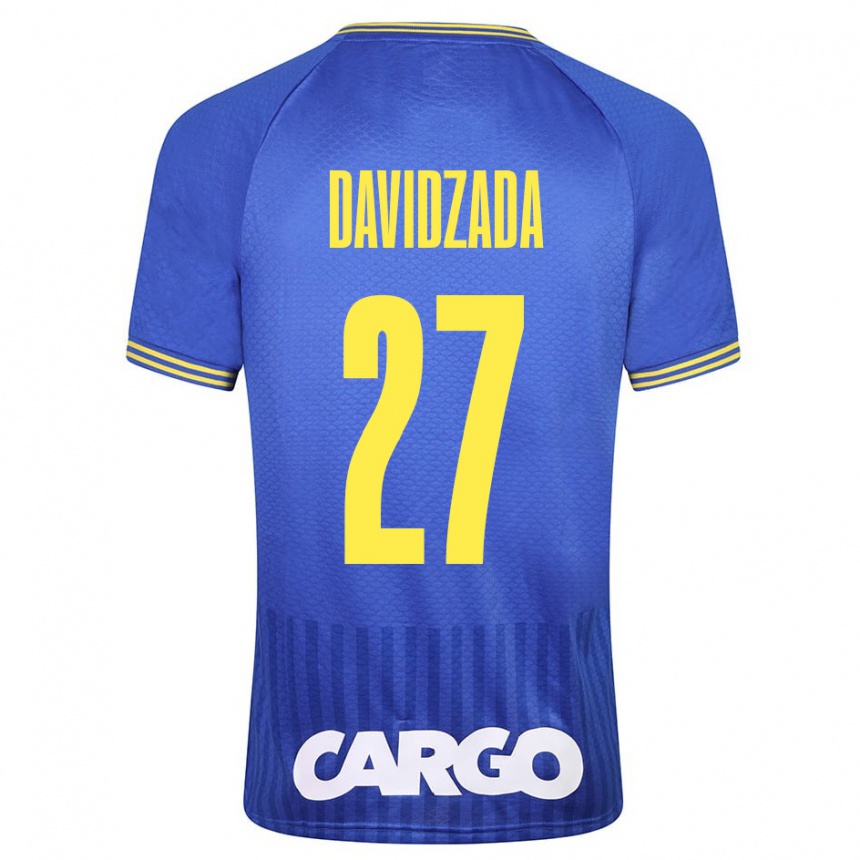 Kids Football Ofir Davidzada #27 White Away Jersey 2024/25 T-Shirt Nz