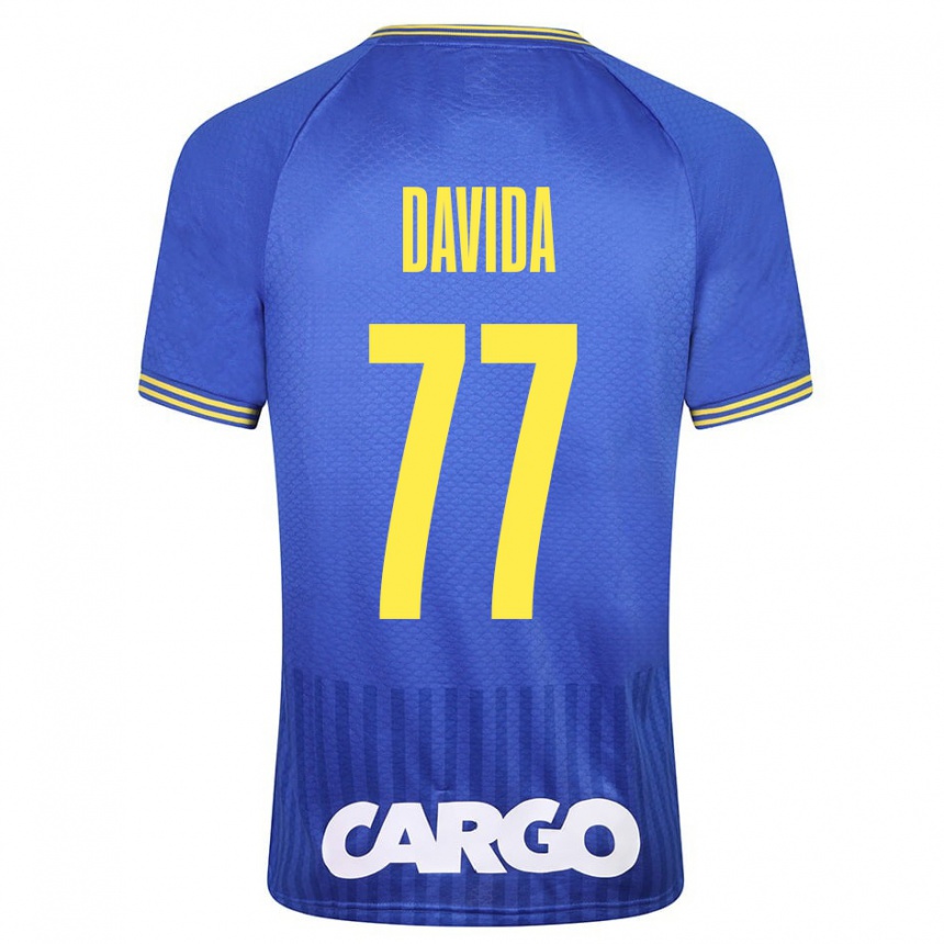 Kids Football Osher Davida #77 White Away Jersey 2024/25 T-Shirt Nz