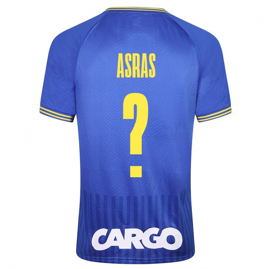 Kids Football Lotem Asras #0 White Away Jersey 2024/25 T-Shirt Nz