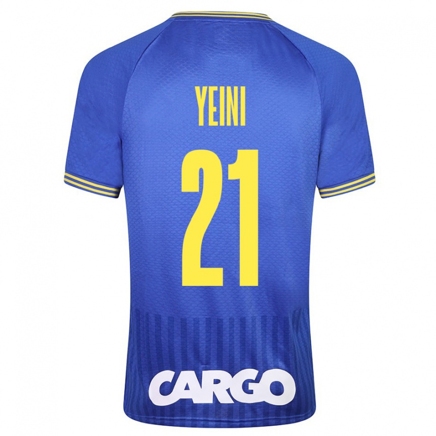 Kids Football Sheran Yeini #21 White Away Jersey 2024/25 T-Shirt Nz