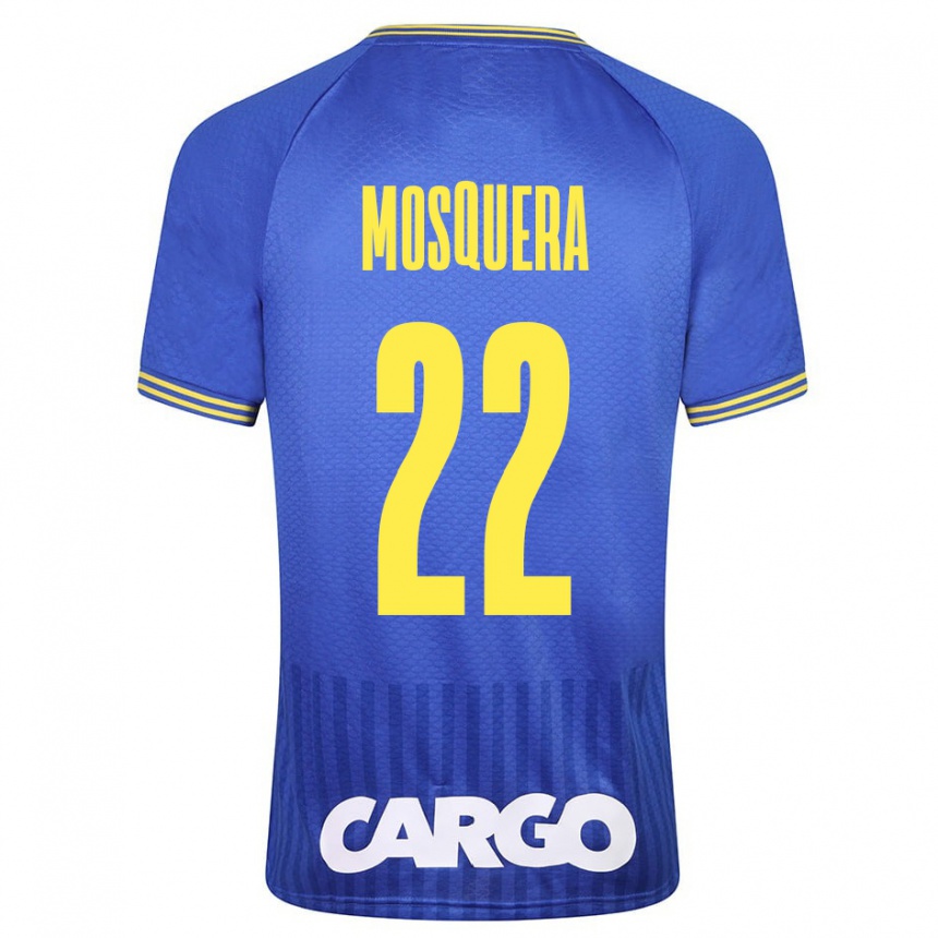 Kids Football Orlando Mosquera #22 White Away Jersey 2024/25 T-Shirt Nz