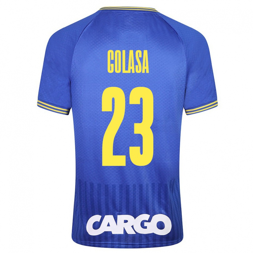 Kids Football Eyal Golasa #23 White Away Jersey 2024/25 T-Shirt Nz