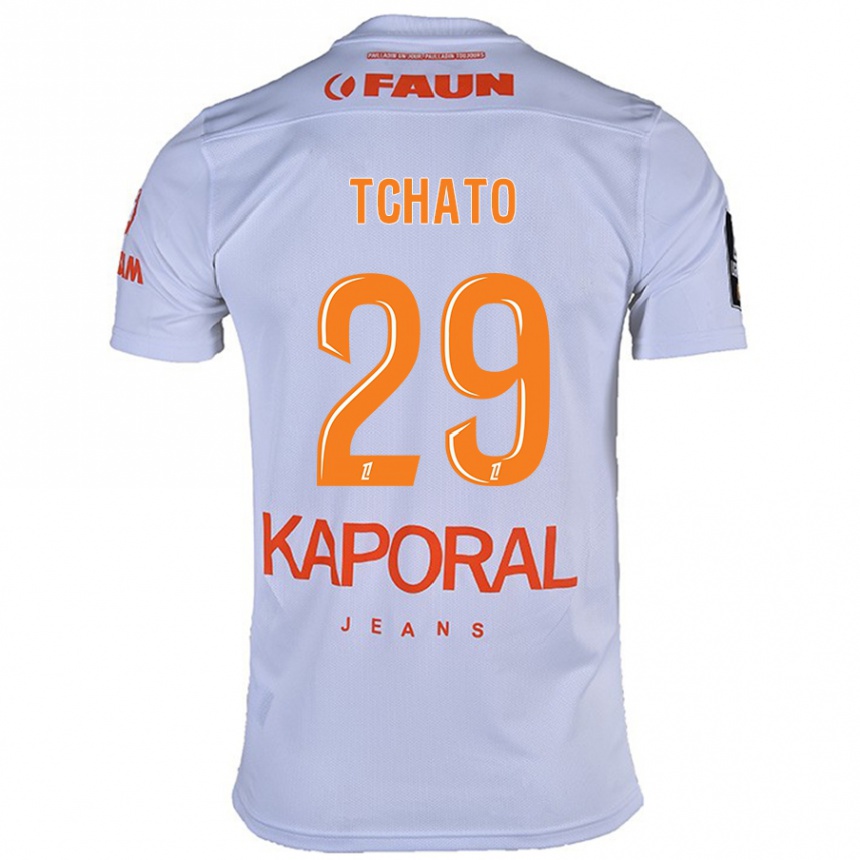 Kids Football Enzo Tchato #29 White Away Jersey 2024/25 T-Shirt Nz