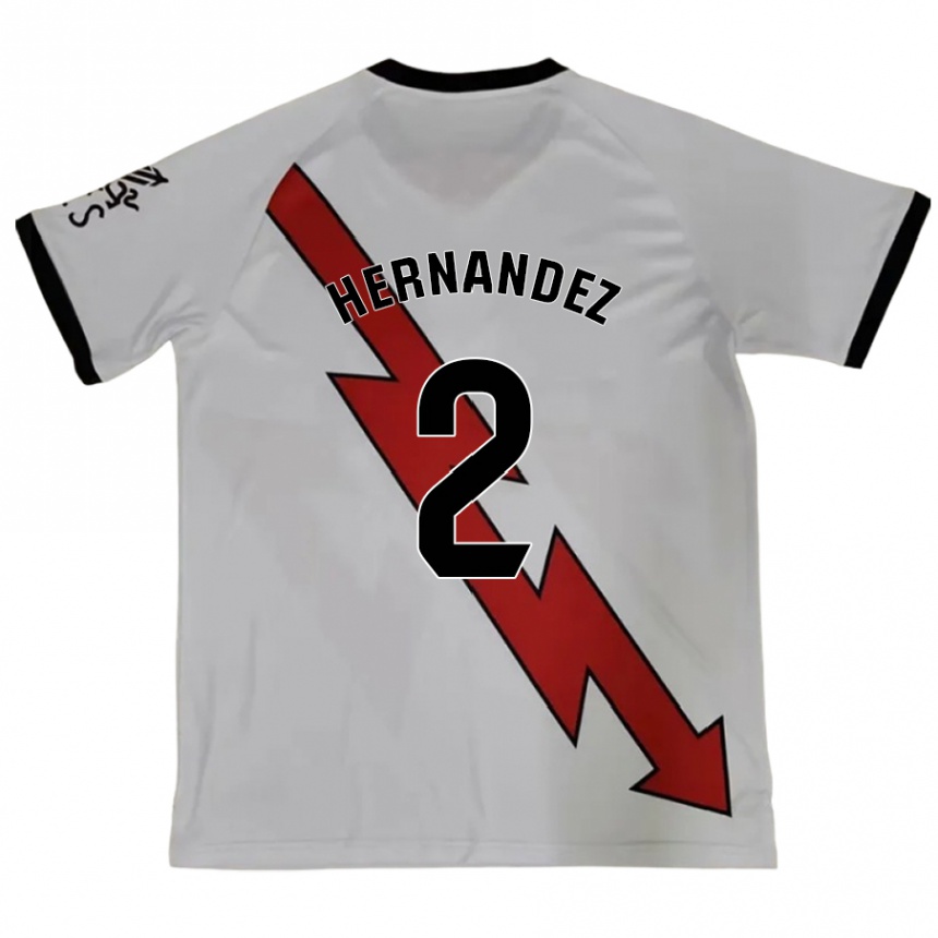 Kids Football Marco Hernández #2 Red Away Jersey 2024/25 T-Shirt Nz