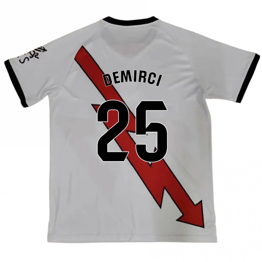 Kids Football Mert Demirci #25 Red Away Jersey 2024/25 T-Shirt Nz