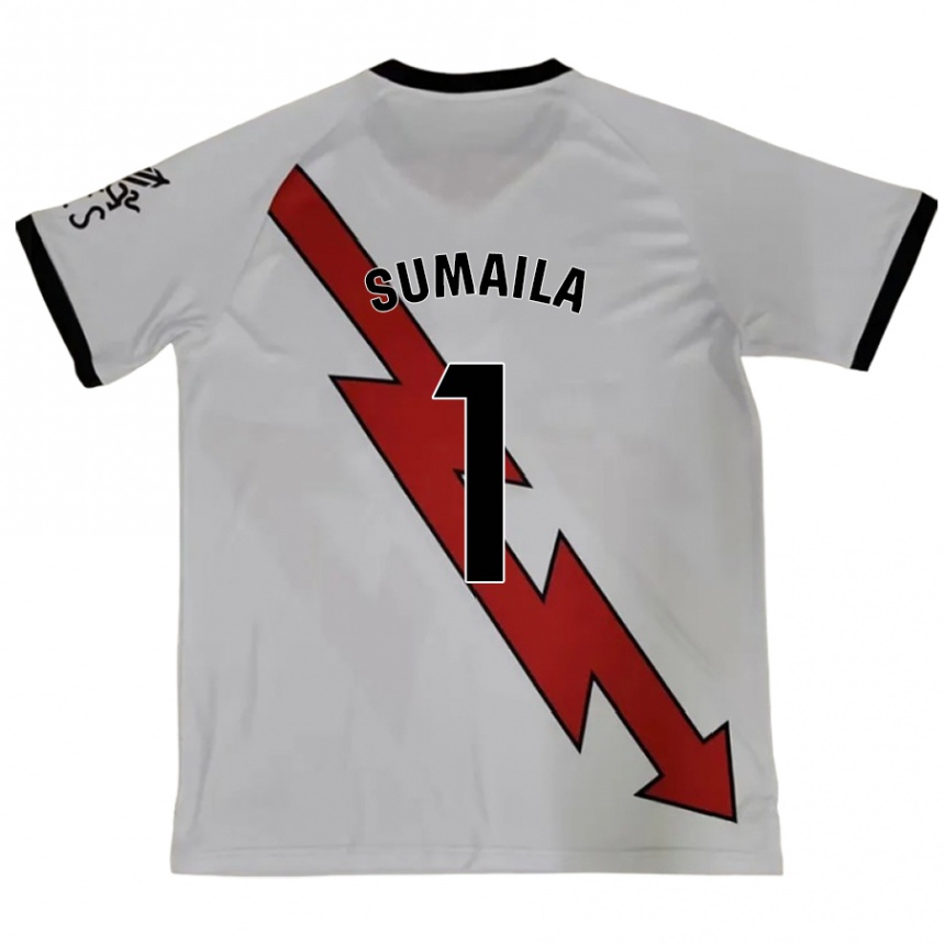 Kids Football Sherifatu Sumaila #1 Red Away Jersey 2024/25 T-Shirt Nz