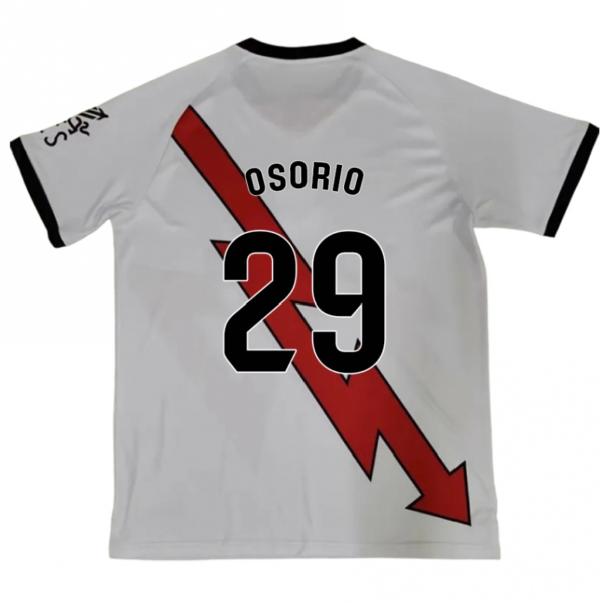 Kids Football Irene Osorio Bosqued #29 Red Away Jersey 2024/25 T-Shirt Nz