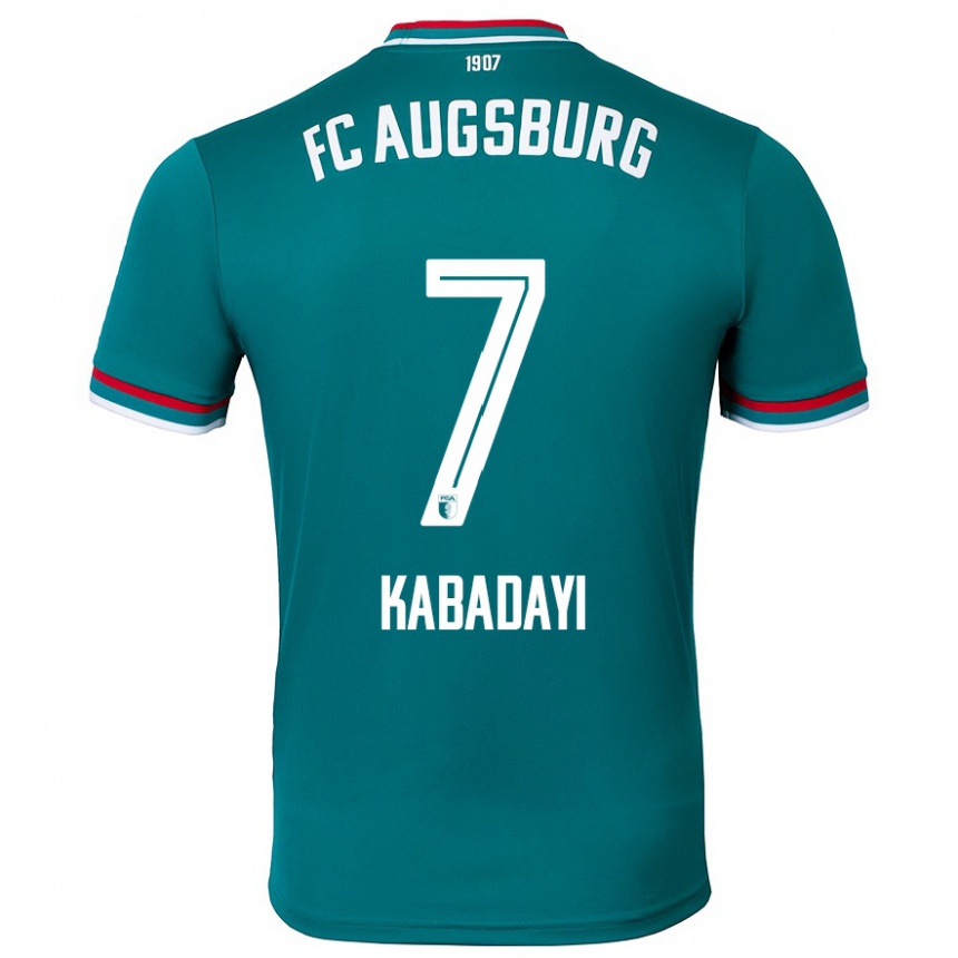 Kids Football Yusuf Kabadayi #7 Dark Green Away Jersey 2024/25 T-Shirt Nz