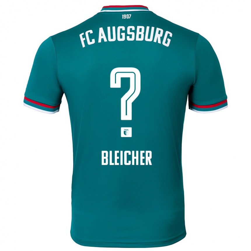 Kids Football Franz Bleicher #0 Dark Green Away Jersey 2024/25 T-Shirt Nz