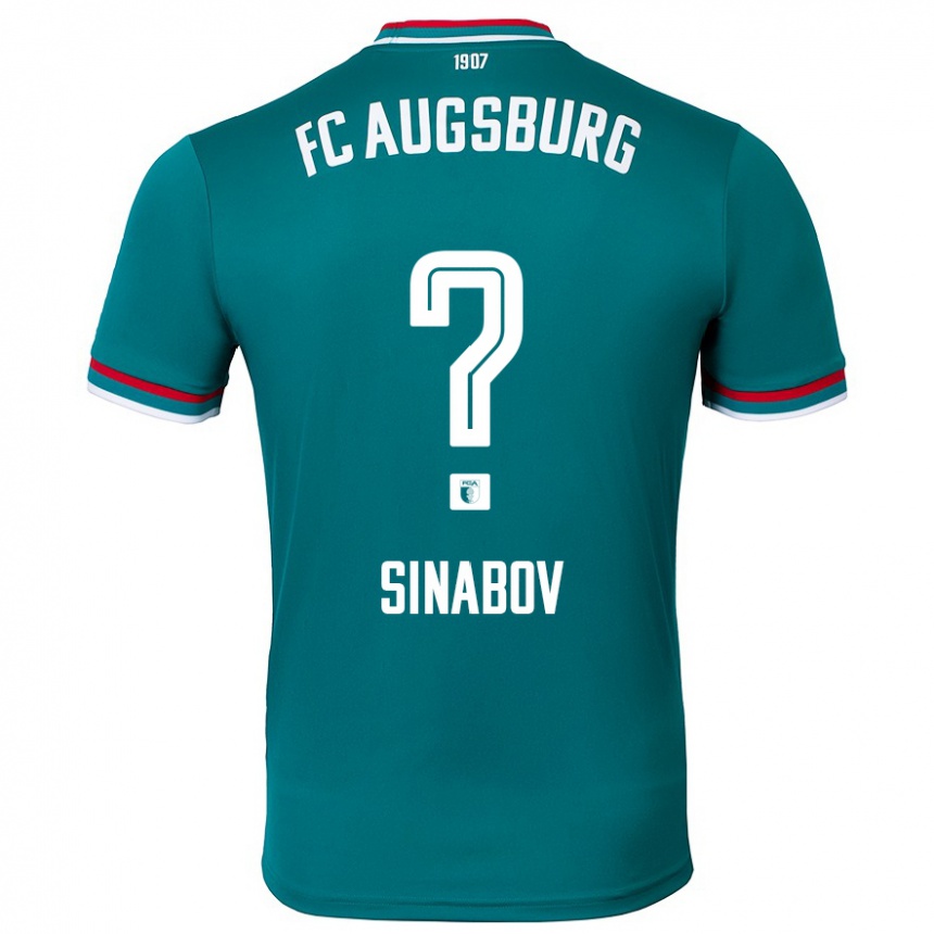 Kids Football Albert Sinabov #0 Dark Green Away Jersey 2024/25 T-Shirt Nz