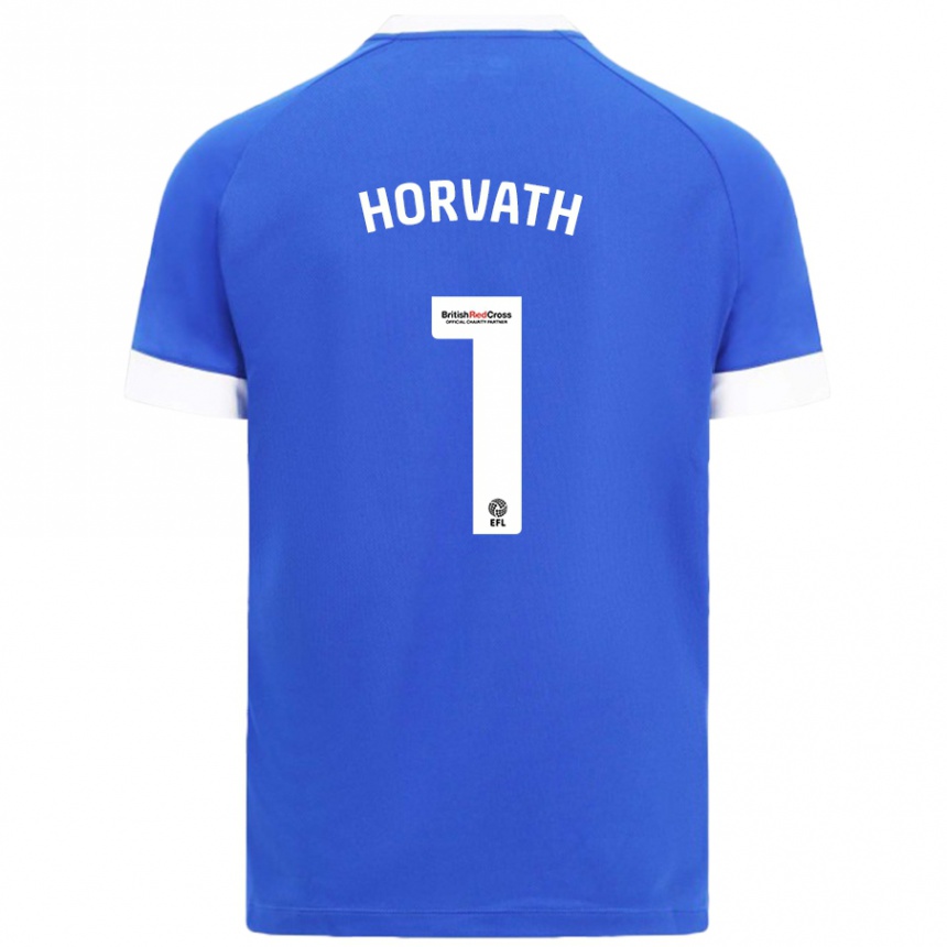 Men Football Ethan Horvath #1 Sky Blue Home Jersey 2024/25 T-Shirt Nz