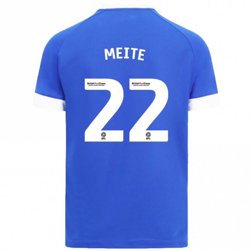 Men Football Yakou Méïté #22 Sky Blue Home Jersey 2024/25 T-Shirt Nz