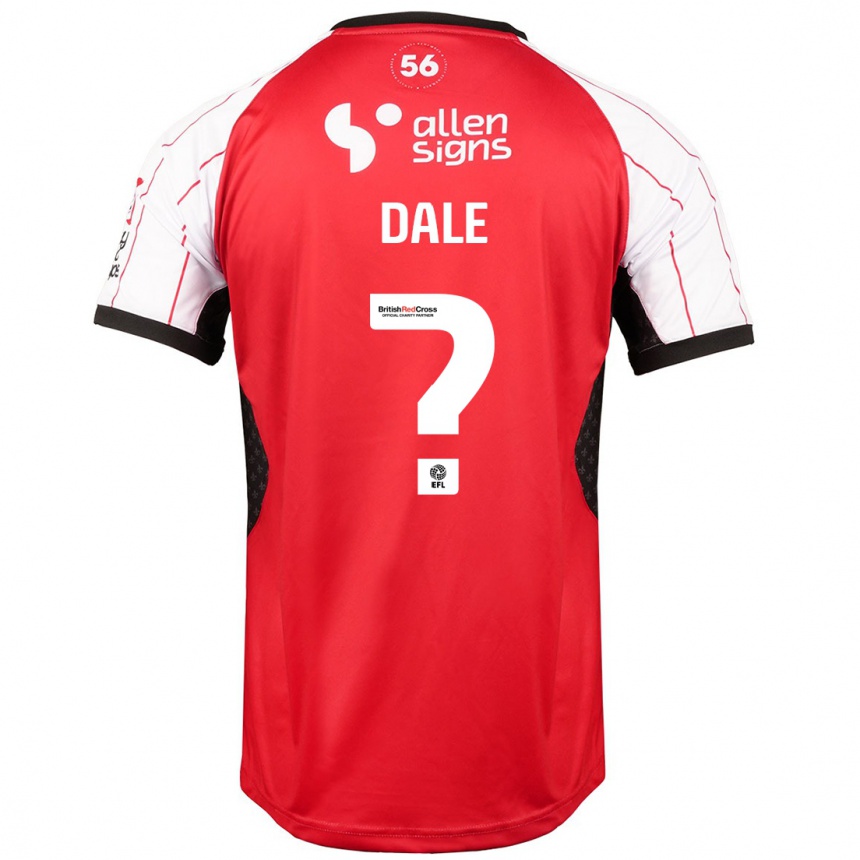 Men Football Harry Dale #0 White Home Jersey 2024/25 T-Shirt Nz